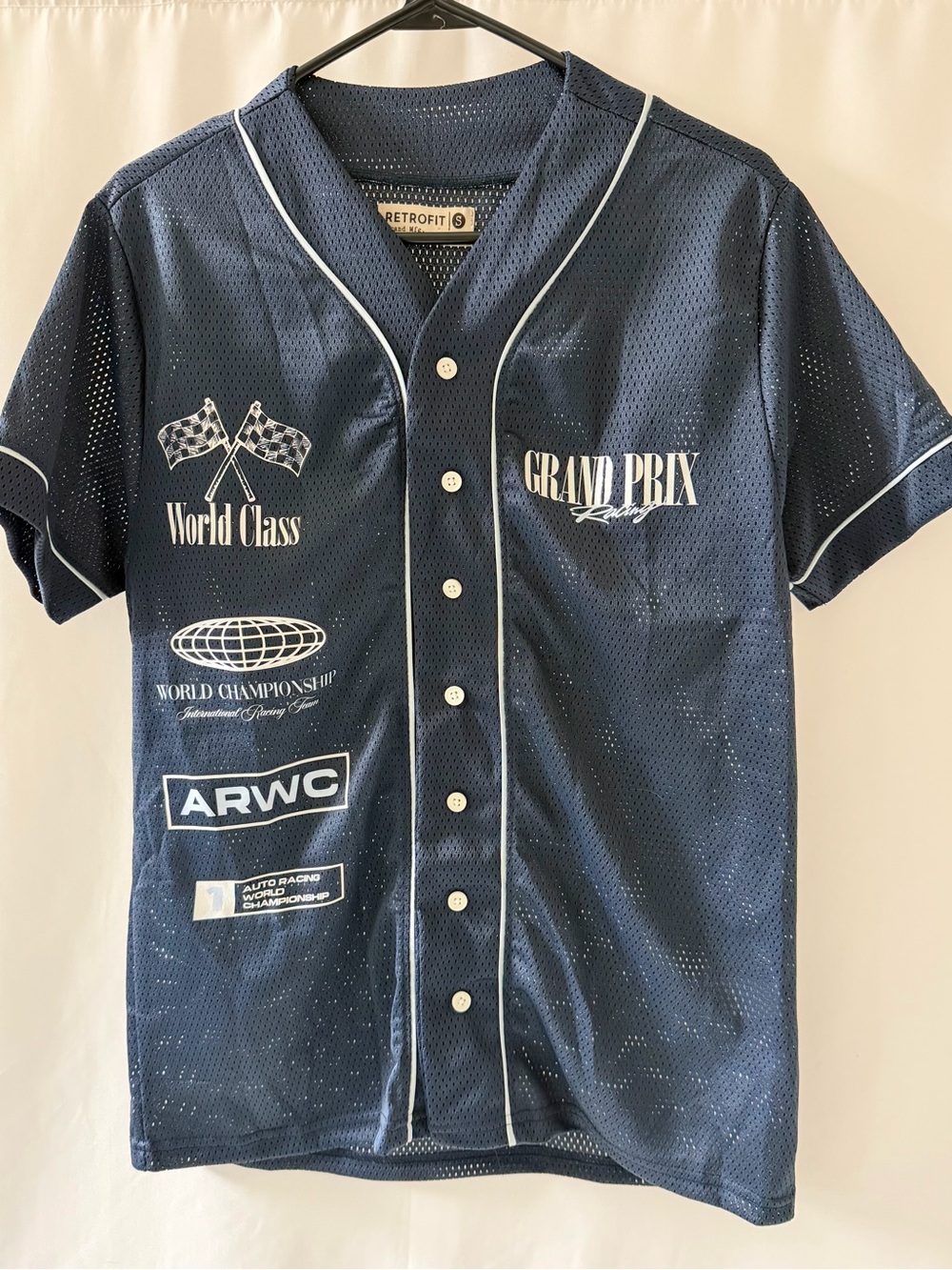 Retrofit Grand Prix Racing Mesh Jersey Menโs Small